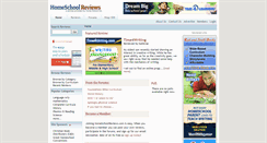 Desktop Screenshot of homeschoolreviews.com