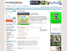 Tablet Screenshot of homeschoolreviews.com
