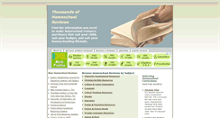 Desktop Screenshot of homeschoolreviews.org
